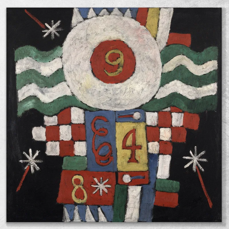 Collection Of Numbers Designs And Letters Marsden Hartley