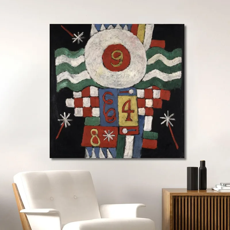 Collection Of Numbers Designs And Letters Marsden Hartley