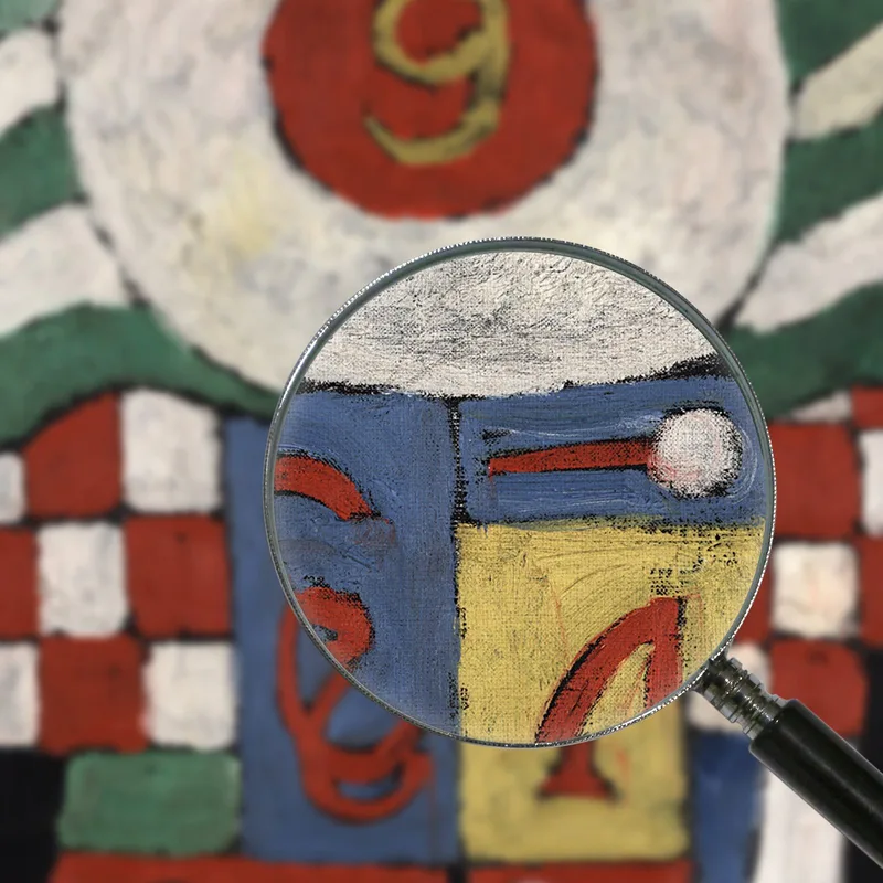 Collection Of Numbers Designs And Letters Marsden Hartley
