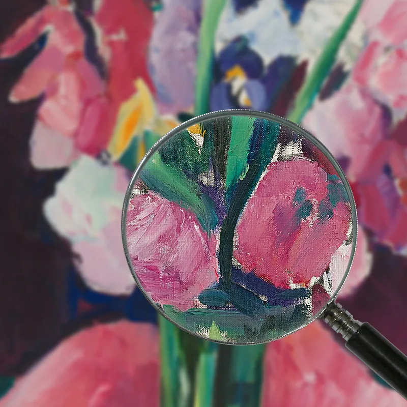 Flowers In A Vase Marsden Hartley