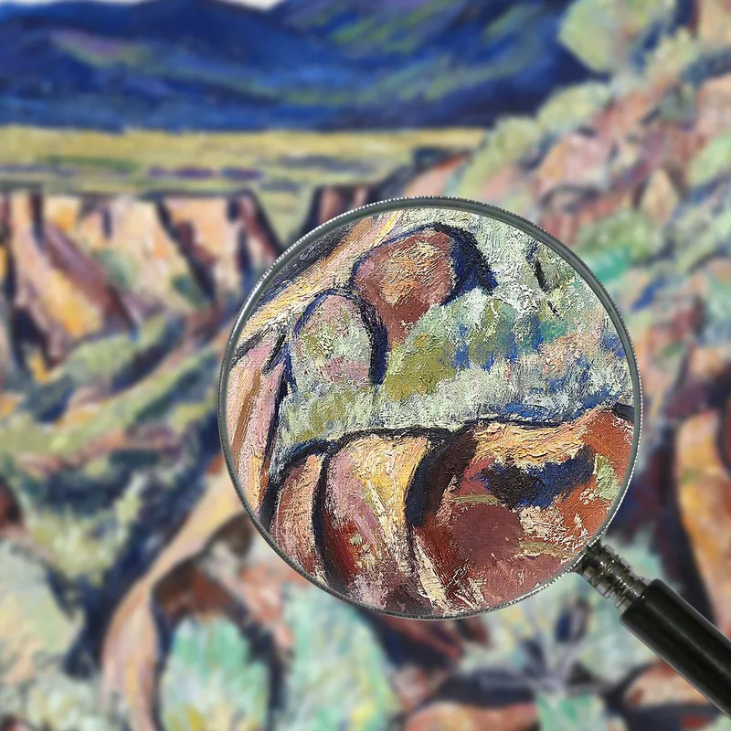 Landscape New Mexico Marsden Hartley