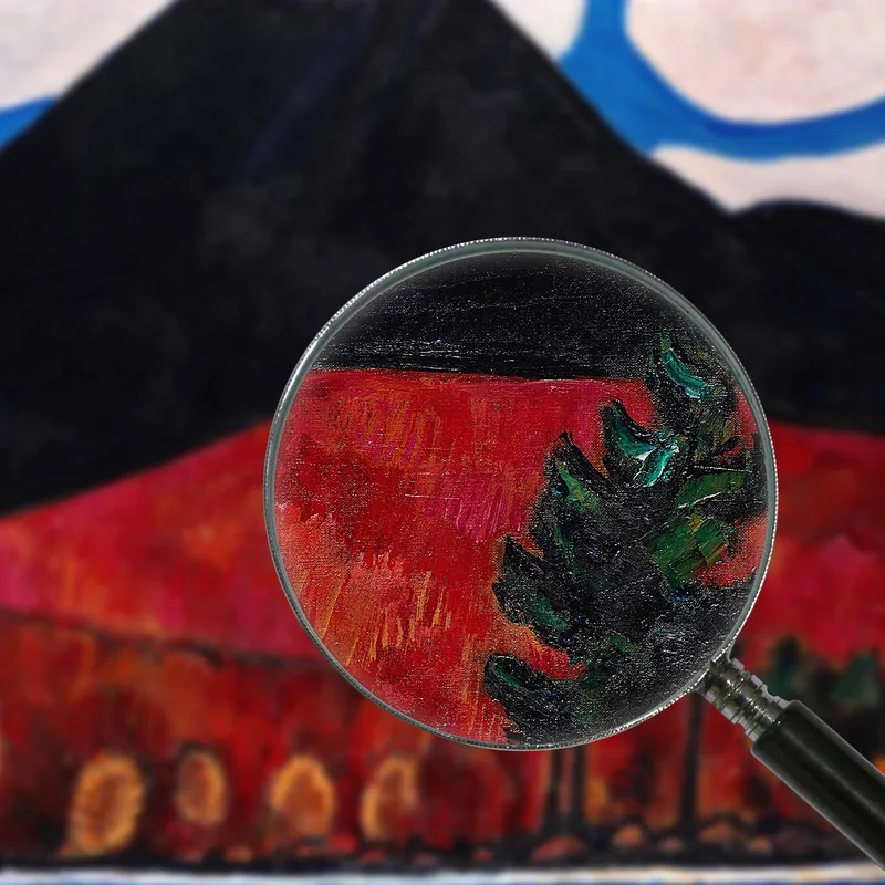 Mt. Katahdin Maine Autumn Marsden Hartley