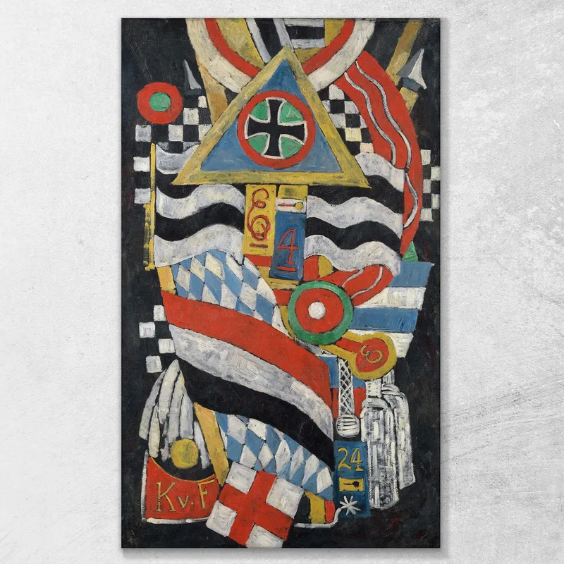 Portrait Eines Deutschen Offiziers Marsden Hartley