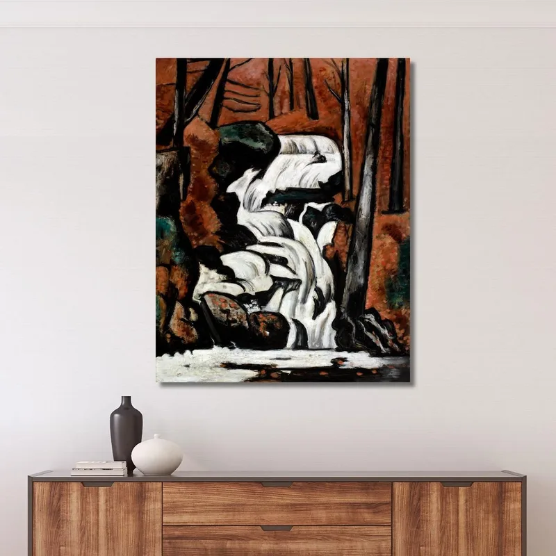 Chutes Du Ruisseau Smelt Marsden Hartley