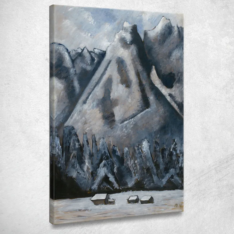 Pics Waxenstein Garmisch-Partenkirchen Marsden Hartley tableau impression sur toile
