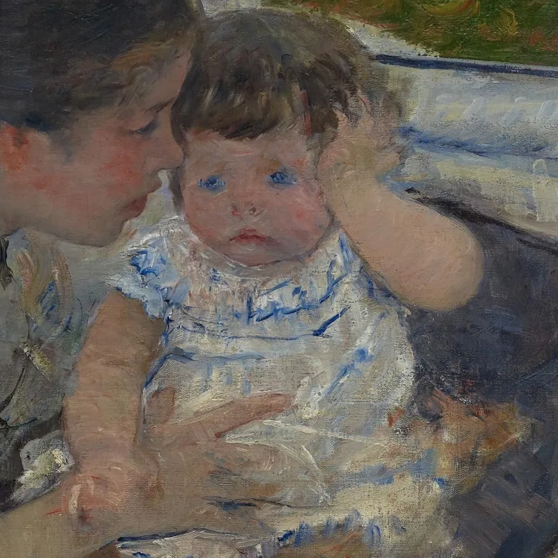 Susan Comforting The Baby Mary Cassatt