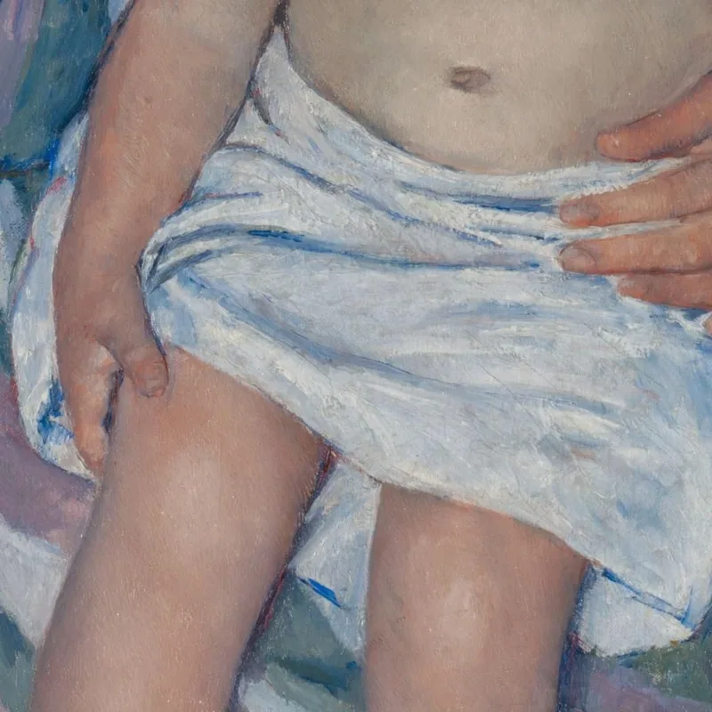 The Child'S Bath Mary Cassatt