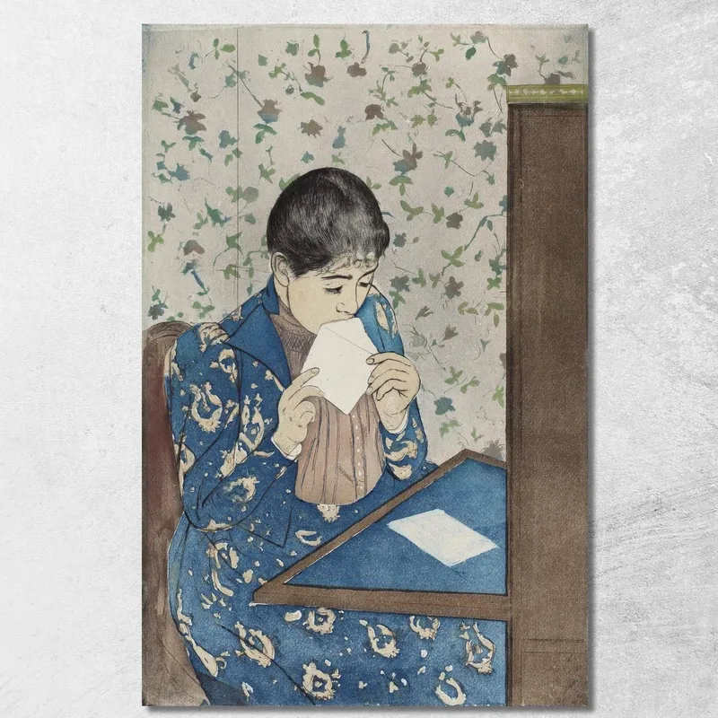 La Lettera Mary Cassatt quadro stampa su tela