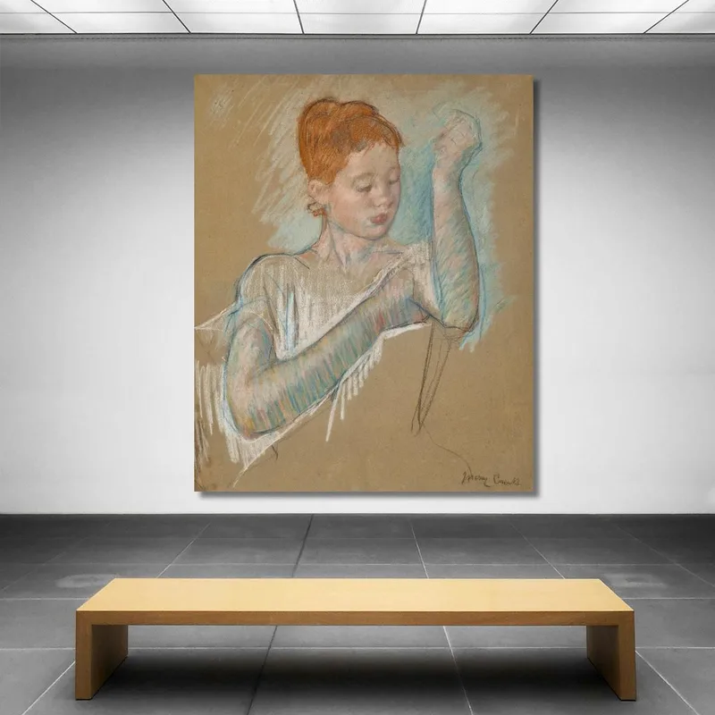 The Long Gloves Mary Cassatt