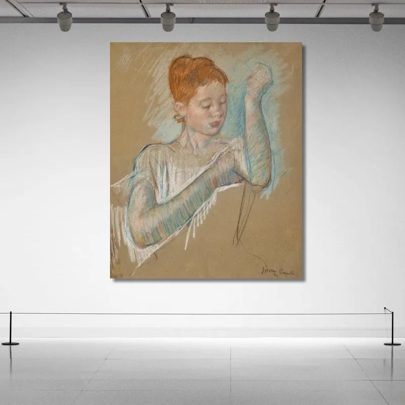 The Long Gloves Mary Cassatt