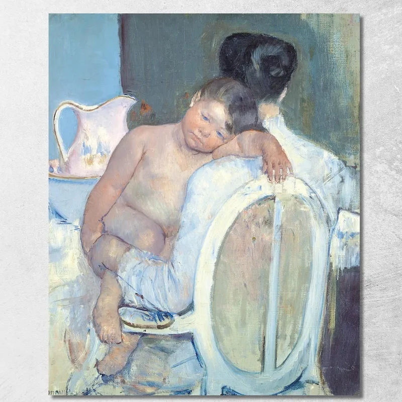 Donna Seduta Con Un Bambino In Braccio Mary Cassatt quadro stampa su tela