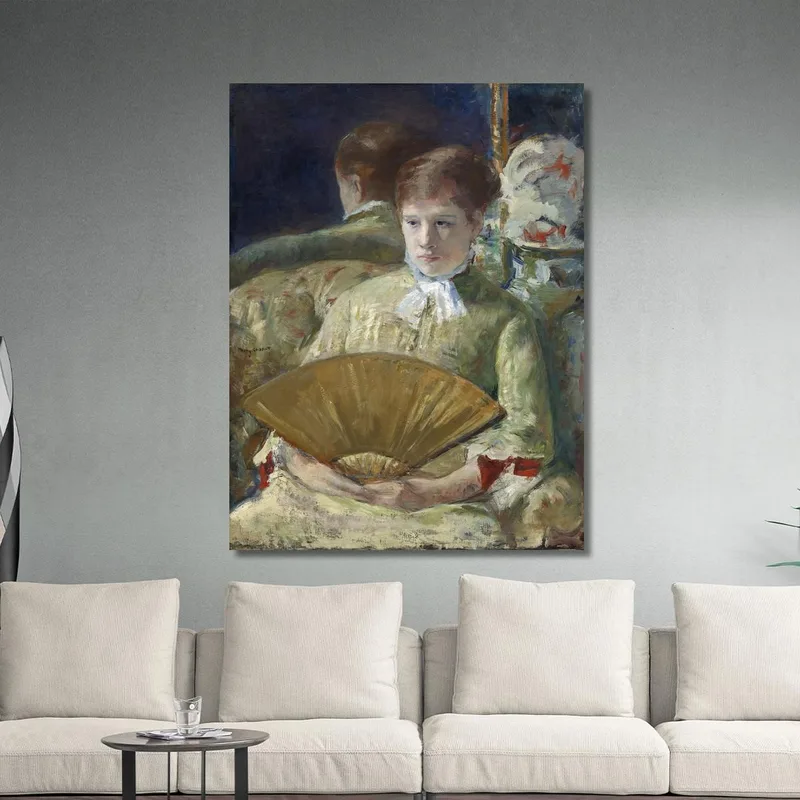 Donna Con Un Ventaglio Mary Cassatt
