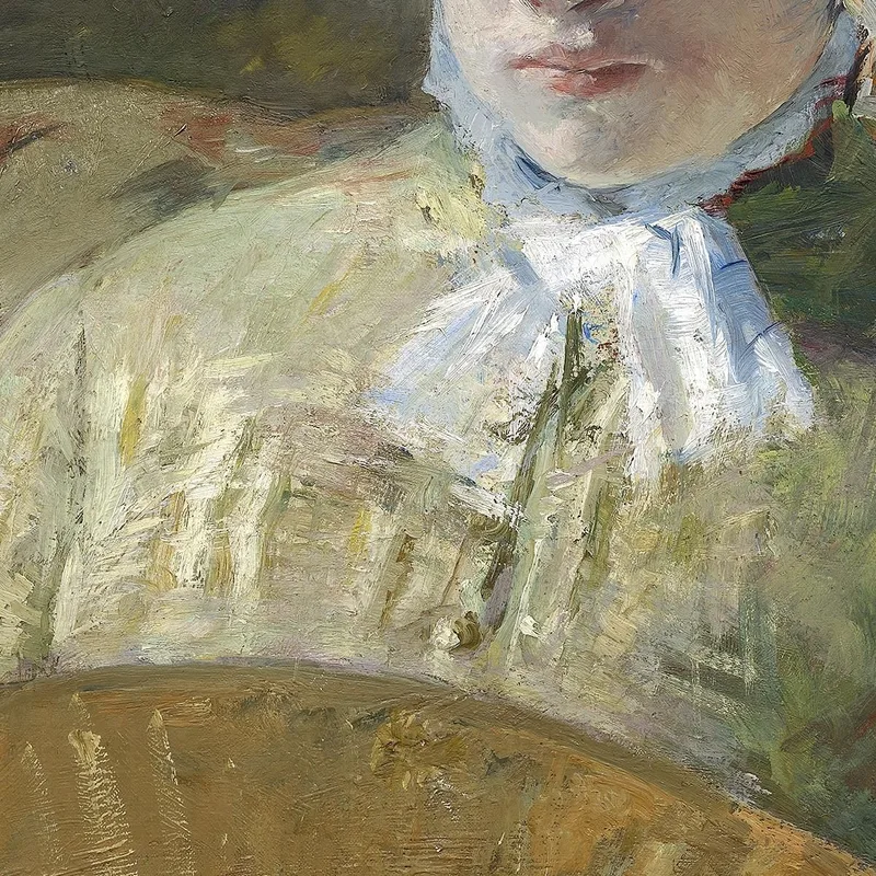 Donna Con Un Ventaglio Mary Cassatt