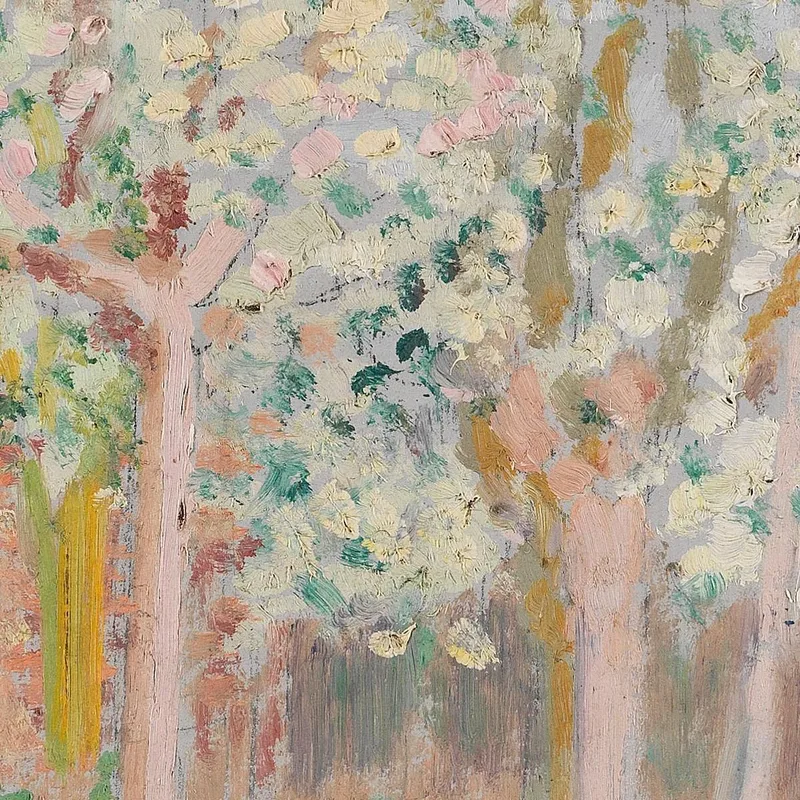 Bouquet D'Arbres En Fleurs Maurice Denis