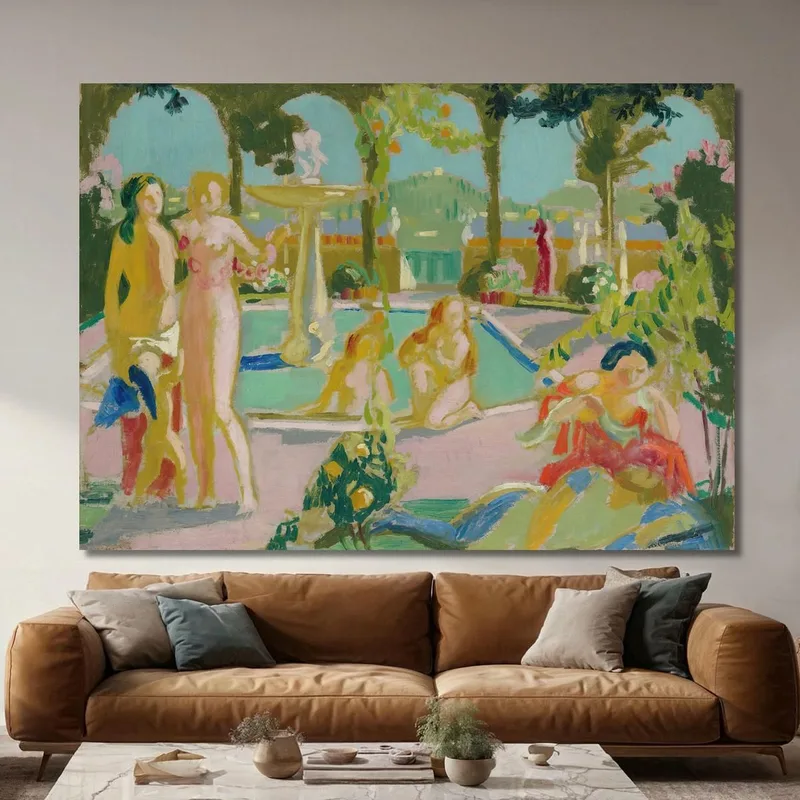 Schizzo Dei Giardini Di Armide Maurice Denis