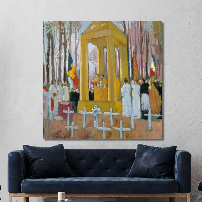 Messa Davanti Alla Tomba Di Ernest Psichari Maurice Denis
