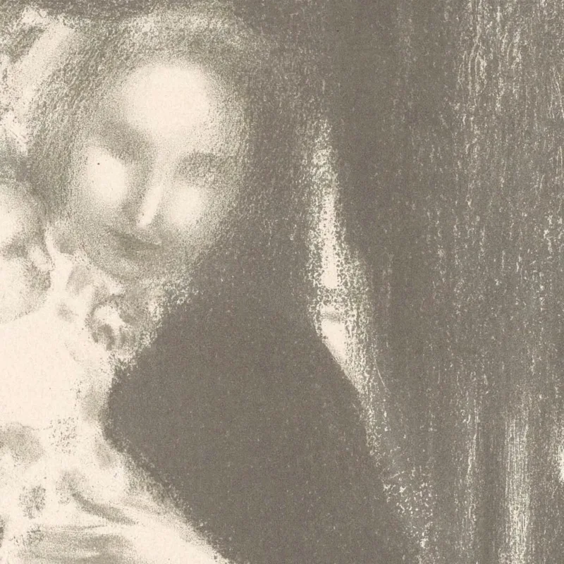 Mother With Baby By A Cypress Tree Maurice Denis