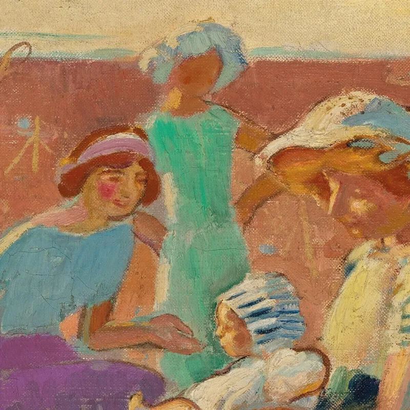 Piccola Spiaggia Con Il Giocattolo Bonnier Maurice Denis