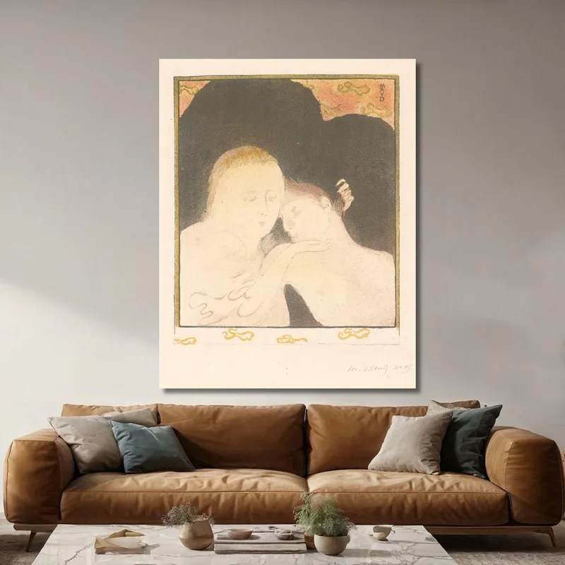 La Donna Abbraccia Il Giovane Maurice Denis