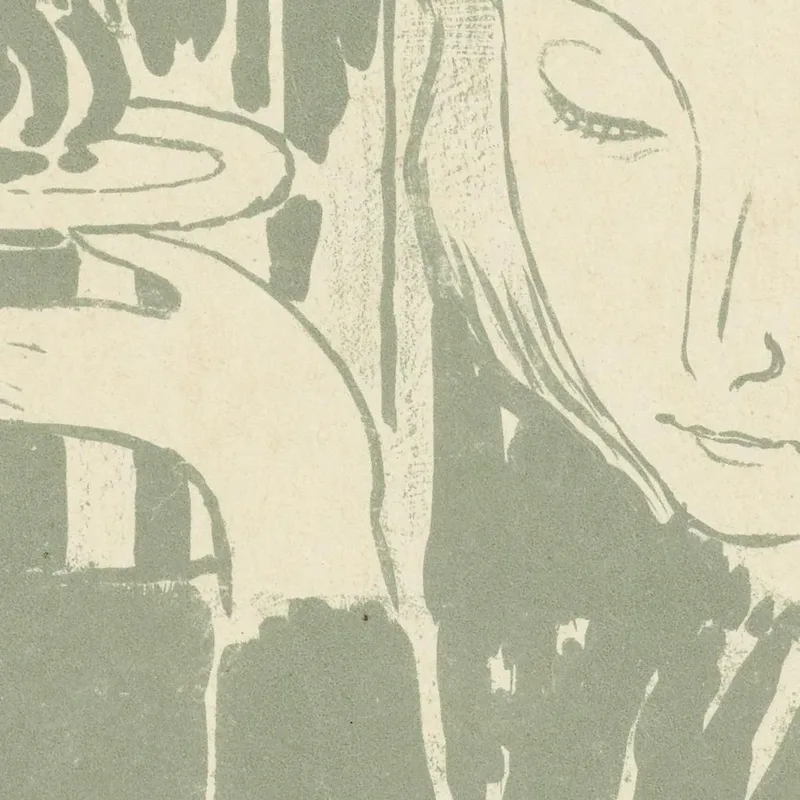 Frau Mit Wasserkrug Auf Tablett Maurice Denis