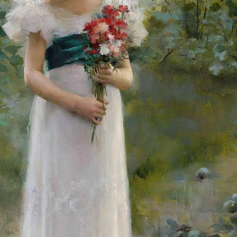 En El Jardin Albert Edelfelt