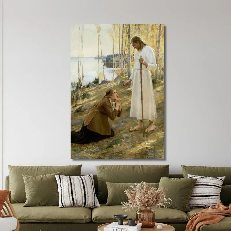 Cristo E Maria Maddalena Albert Edelfelt