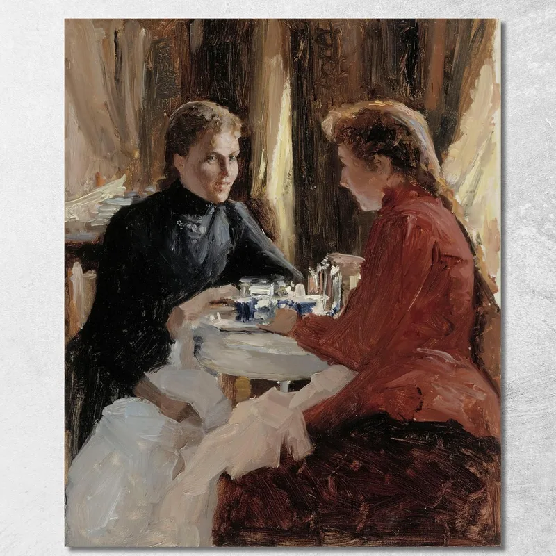 Once Albert Edelfelt cuadro en lienzo