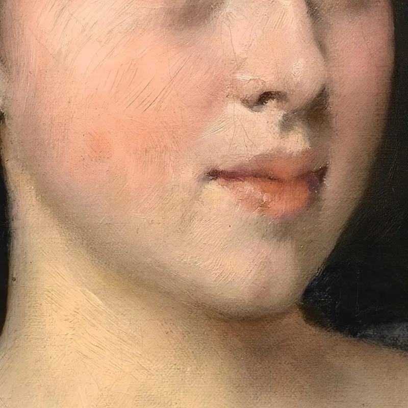 Girl In A White Dress Albert Edelfelt