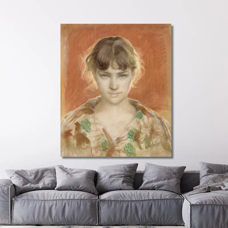 Modelo Parisina En Bata Albert Edelfelt
