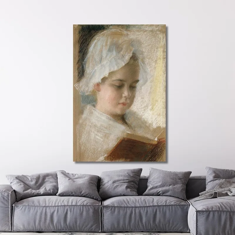 Retrato De Berta Edelfelt Estudio Albert Edelfelt