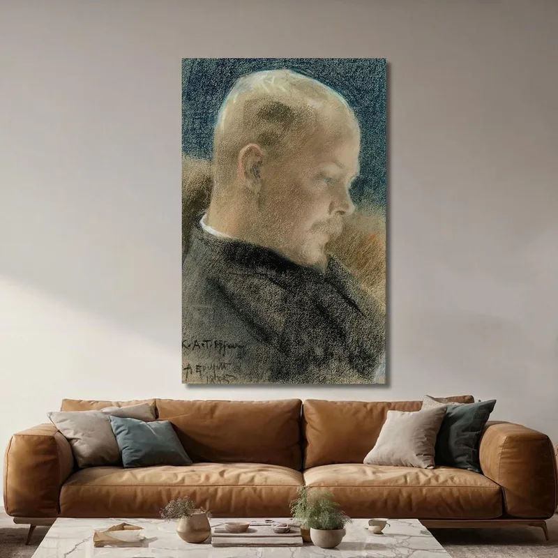 Porträt Des Autors Karl A. Tavaststjerna Albert Edelfelt