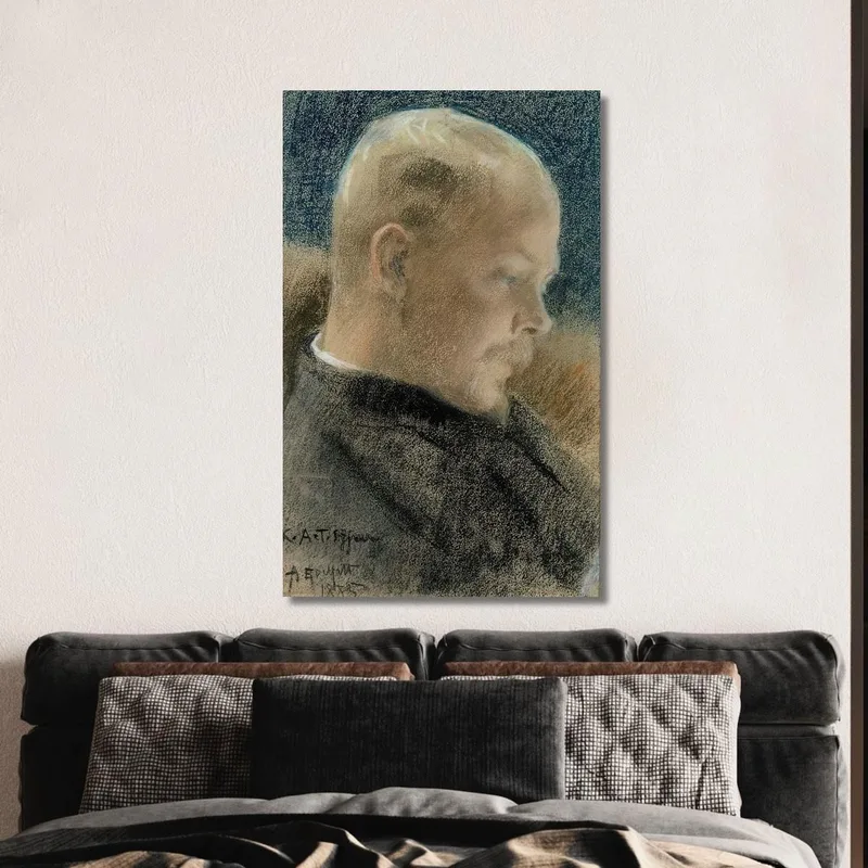 Porträt Des Autors Karl A. Tavaststjerna Albert Edelfelt