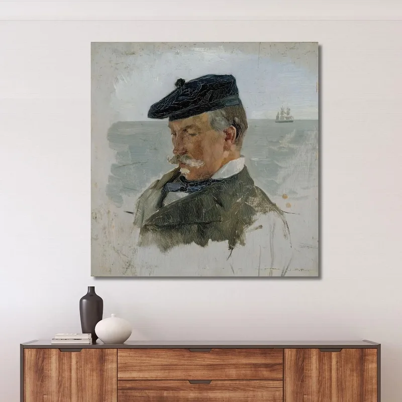 Ritratto Di Adolf Von Becker, Il Pittore Albert Edelfelt
