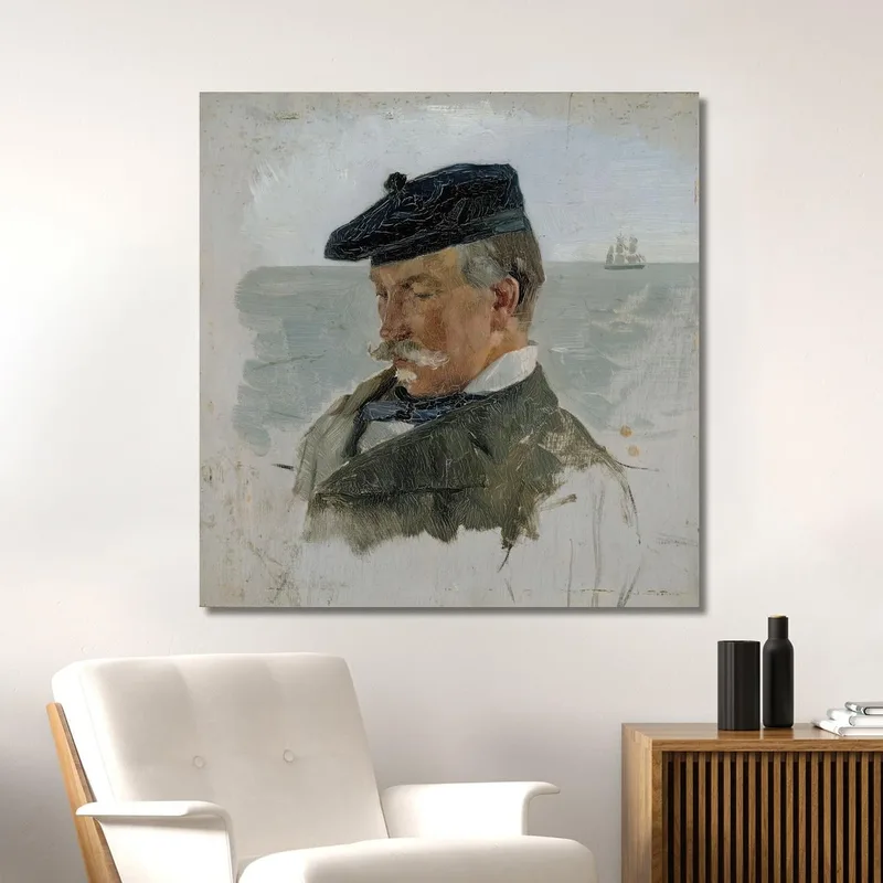 Ritratto Di Adolf Von Becker, Il Pittore Albert Edelfelt