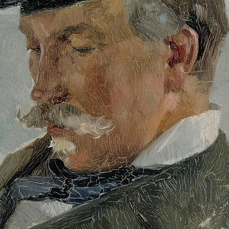 Ritratto Di Adolf Von Becker, Il Pittore Albert Edelfelt