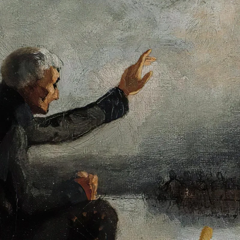 Scène De La Guerre De Finlande Albert Edelfelt