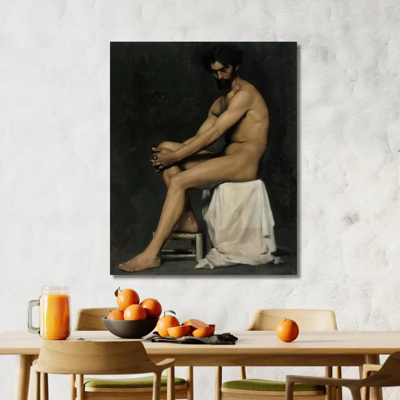 Sitzender Mann Albert Edelfelt