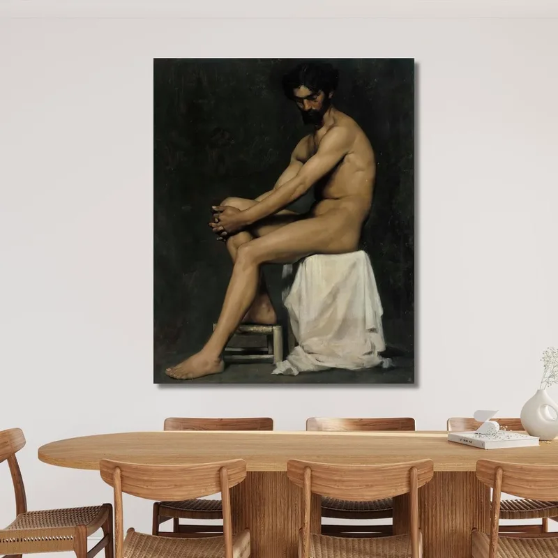 Sitzender Mann Albert Edelfelt