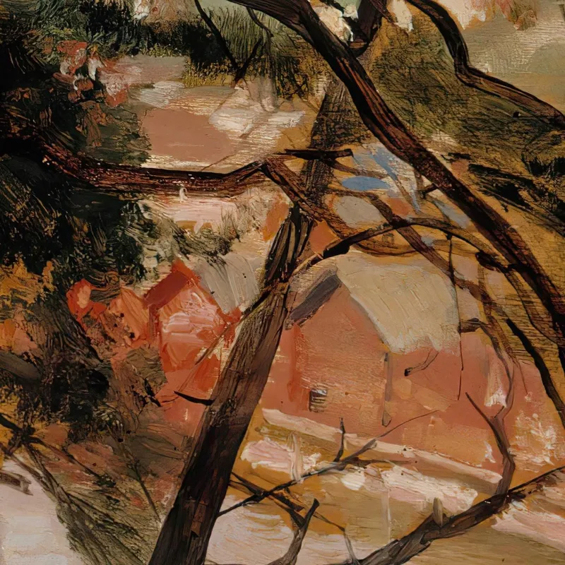 Studie Für Porvoo Vom Näsinmäki-Hügel Albert Edelfelt