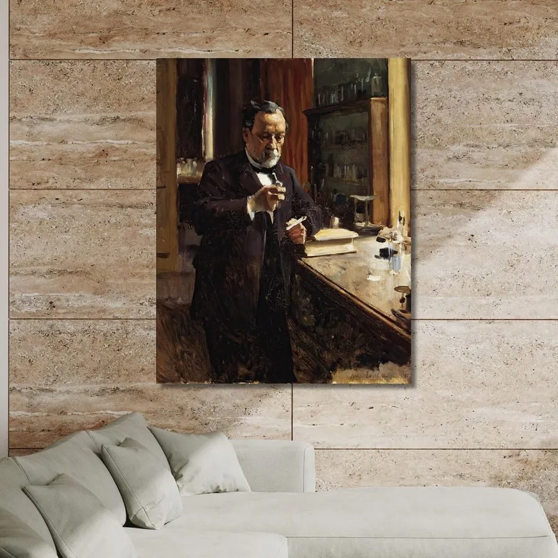 Studie Für Das Porträt Von Louis Pasteur Albert Edelfelt