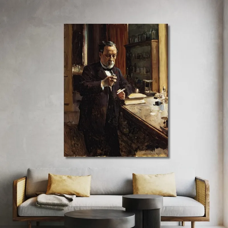 Studie Für Das Porträt Von Louis Pasteur Albert Edelfelt