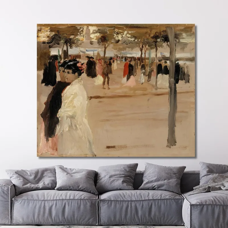 Study For The Shore Road In San Telmo Seville Albert Edelfelt