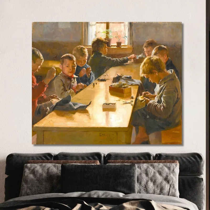 El Asilo De Niños De Helsinki Albert Edelfelt