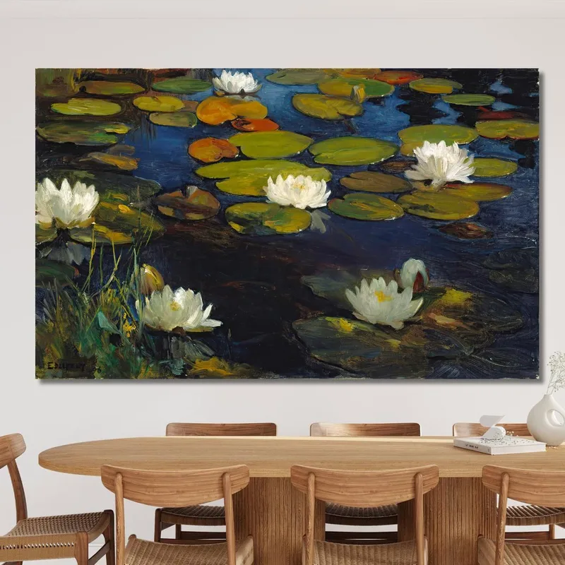 Studio Di Ninfee Per La Gioventù E Una Sirena Albert Edelfelt