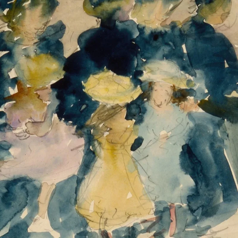 Le Long Du Boulevard Maurice Prendergast