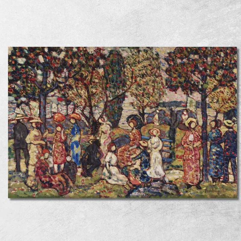 Herbst Maurice Prendergast drucken auf leinwand