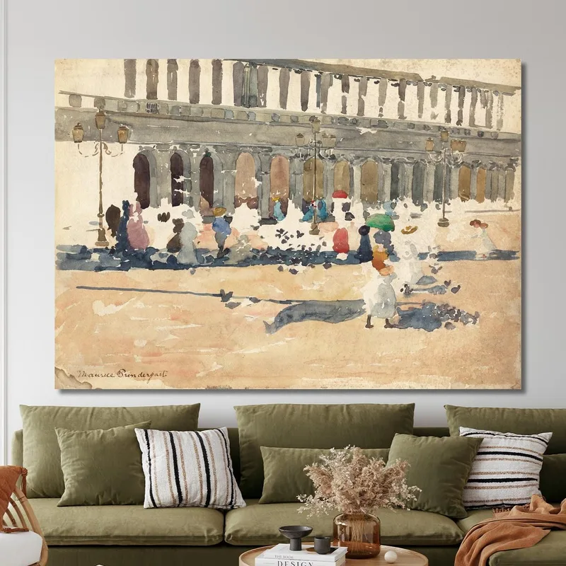 Caffè Florian In Venedig Maurice Prendergast