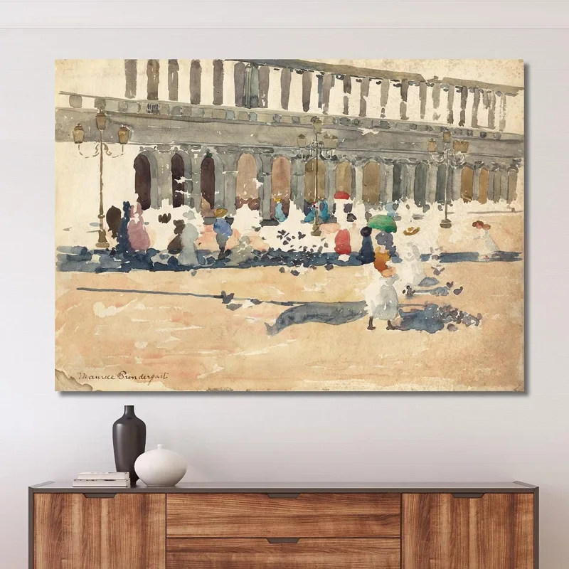 Caffè Florian In Venedig Maurice Prendergast