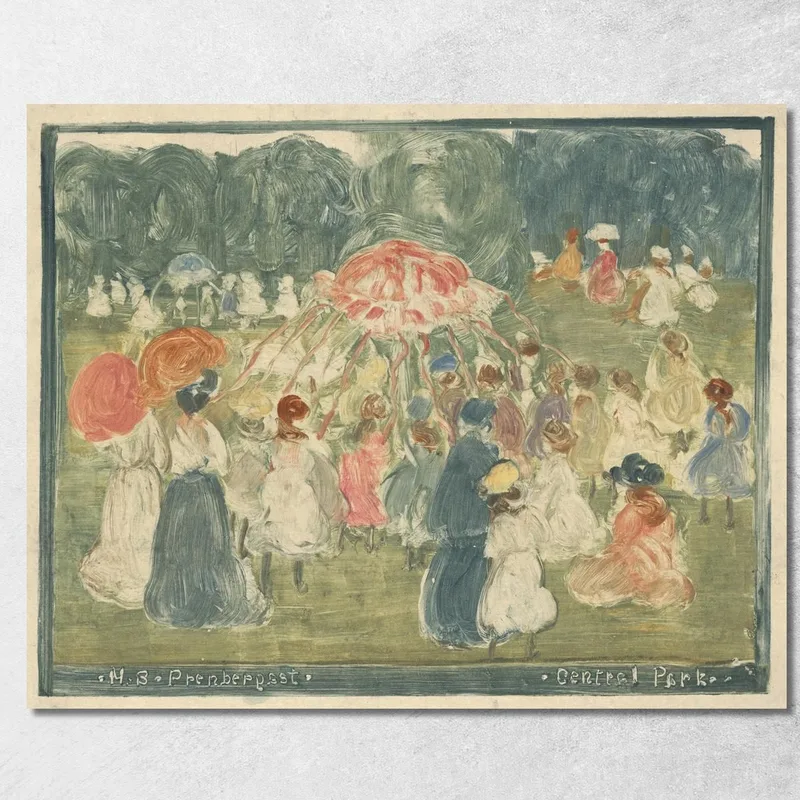 Central Park 3 Maurice Prendergast drucken auf leinwand