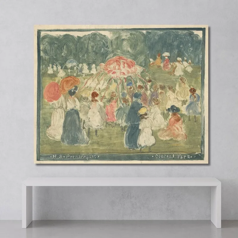 Central Park 3 Maurice Prendergast
